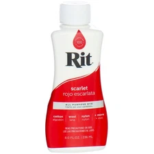 2 Pack Rit All-Purpose Liquid Dye, Scarlet, 8 fl oz