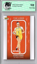 Dearica Hamby 2025 WNBA The Logo #LOGO-10 Only 1,447 Made Rare Card PGI 10