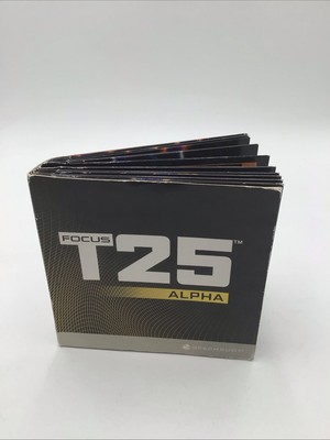 Shaun T's FOCUS T25 Workout DVD Set w/ ALPHA & BETA Set *missing 3