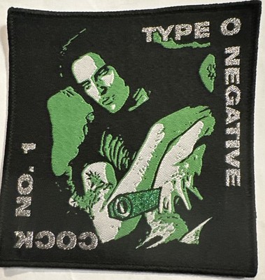 Type O Negative - Cock No. 1 4'' x 4'' Woven Patch [Peter Steele / Gothic Metal]