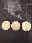 🔥Lot of 3 1897 Morgan Silver Dollars 1897,1897-O,1897-S