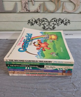 Garfield, Jim Davis series books, lot of 7