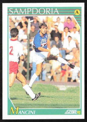 1992 Score Italian League #235 Roberto Mancini