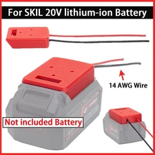 New Power Wheels DIY Adapter For SKIL 20V Battery Converter Connector Truck Toys