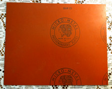 Vintage Micro-Metal Photoengravers Plate Made in USA 8 x 10 Blank