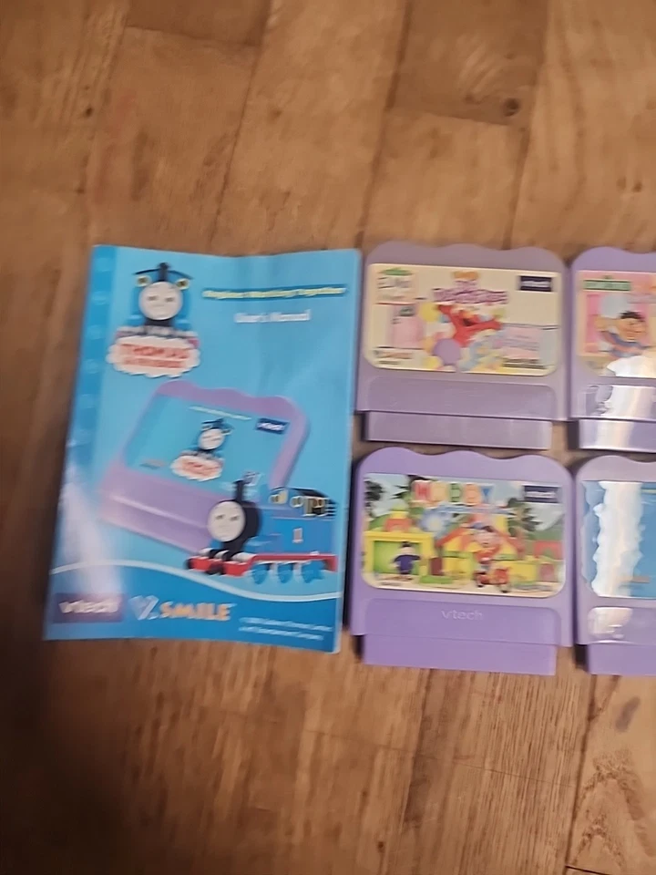 Vtech VSmile Lot Of 4 Video Games Seame Street, Elmo, Noddy, Thomas The Train - Image 2 of 4