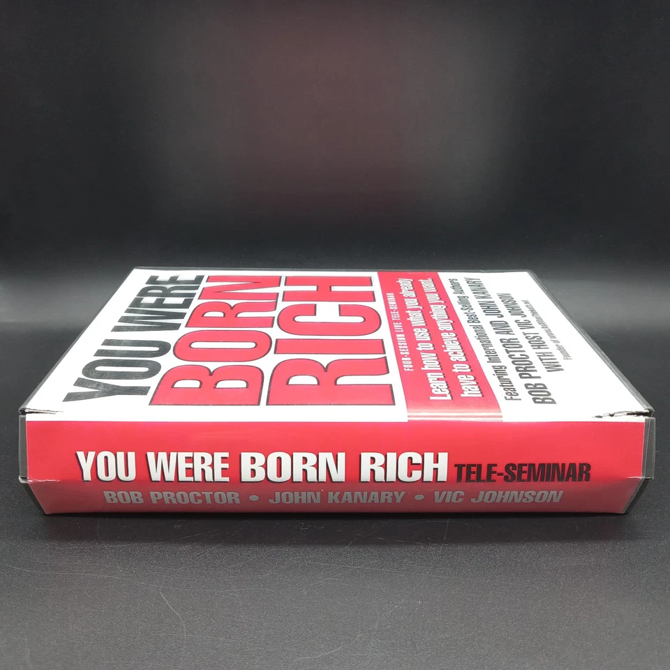 You Were Born Rich Bob Proctor Four Session Teleseminar 5 CD Set Personal Growth - Image 2 of 4