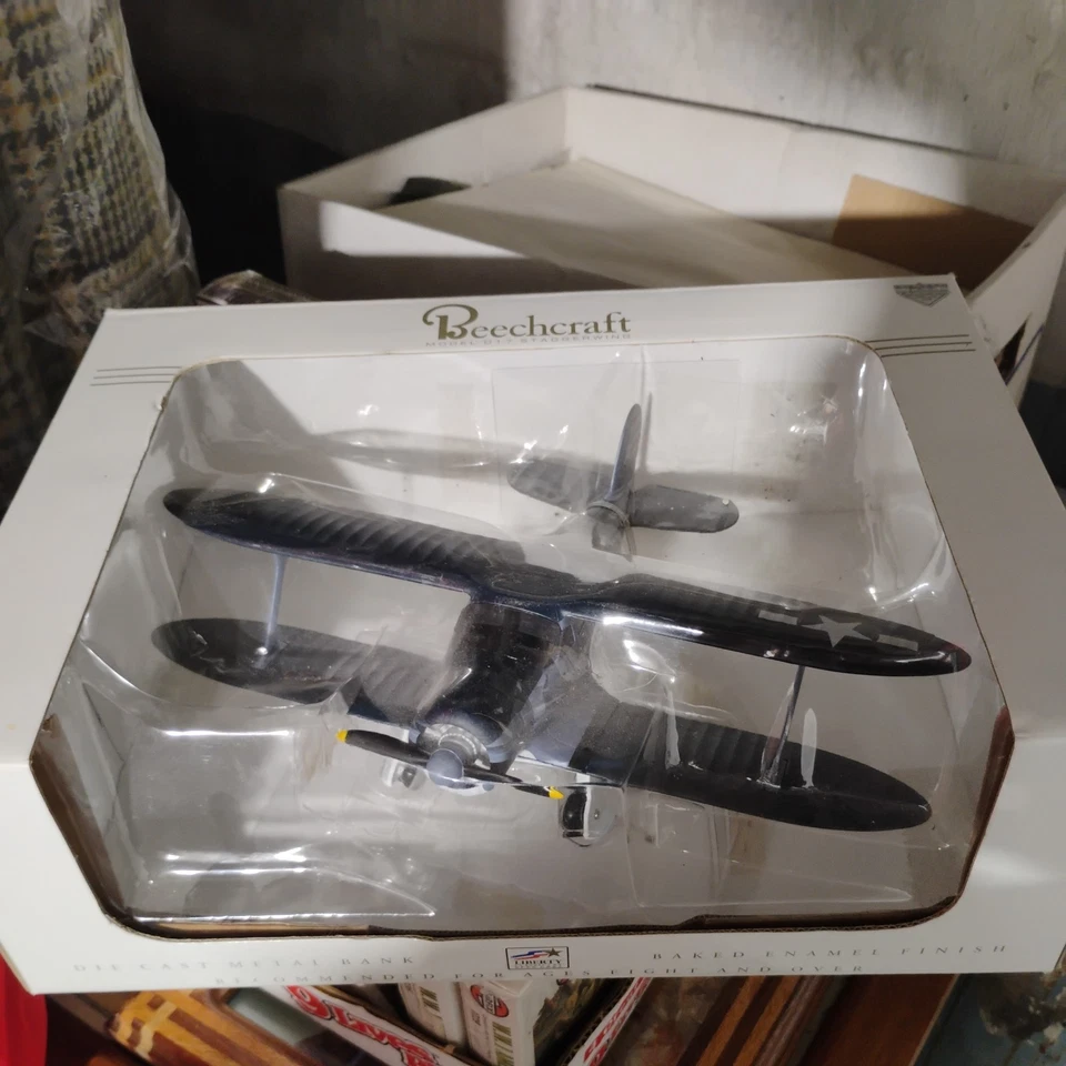 Liberty Classics/Spec Cast Model D17 Staggerwing NAS  1/35 Diecast Bank #48019 - Image 3 of 4