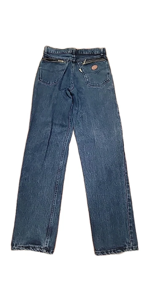 Pantalones de mezclilla Valentino Western 30" x 31" azul oscuro Italia Moto vintage Y2K Foto 2 de 4