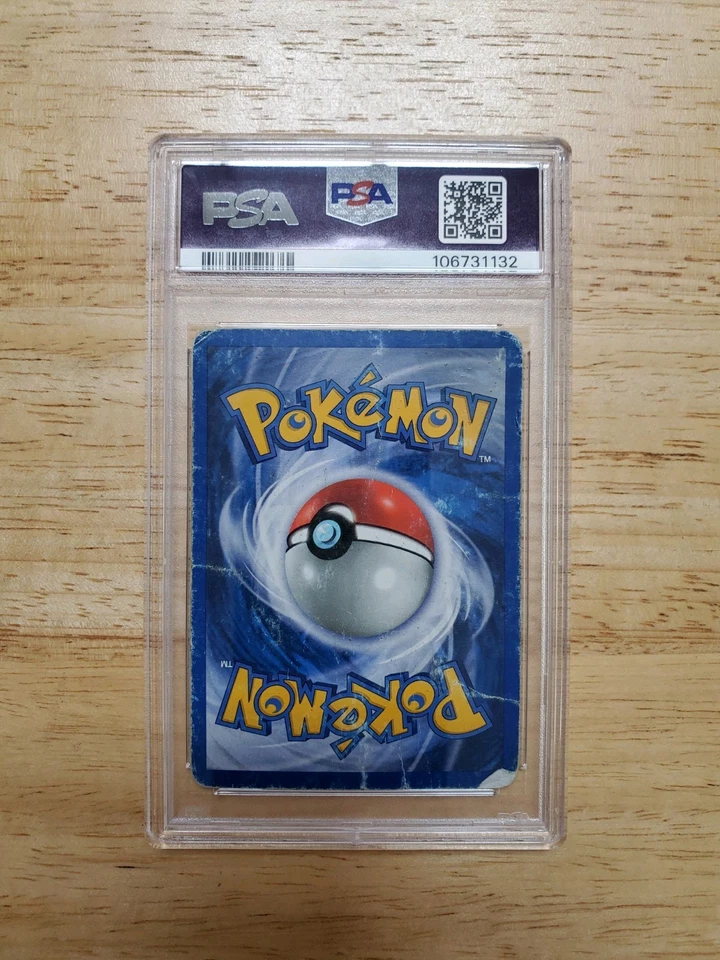 Pokemon PSA 1 Poor 2000 Typhlosion 18/111 1st Edition Neo Genesis Holo Card - Image 2 of 2