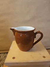 Villeroy & Boch Brown Milk Jug Creamer with Handle