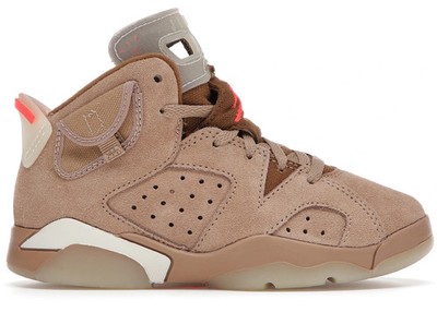 Size 13C - Air Jordan 6 Retro Travis Scott British Khaki (PS) DH0693-200