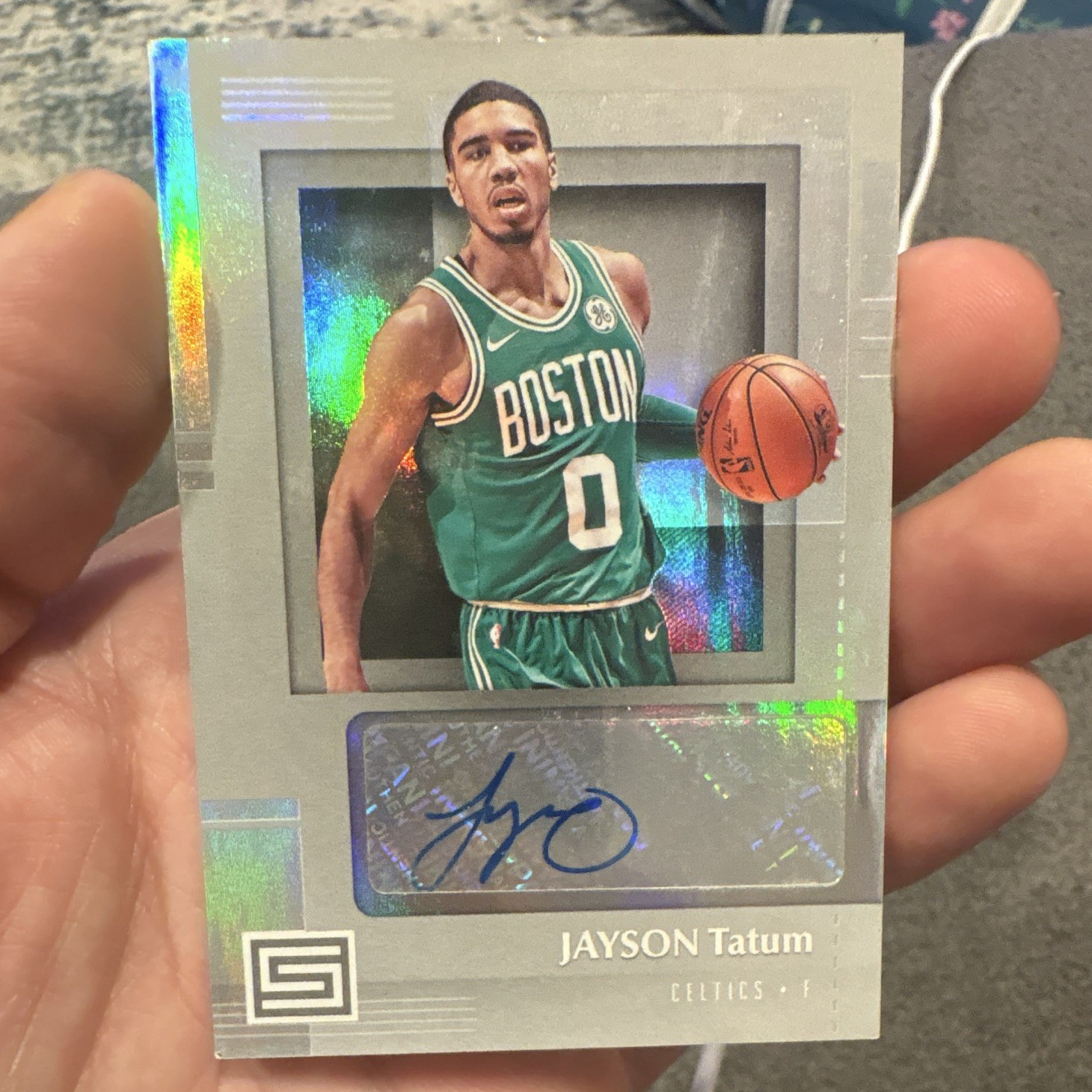 Panini Status 2017-18 Jayson Tatum Boston Celtics Signatures SG-JTT Auto
