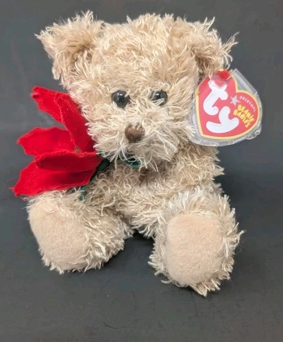 Ty Beanie Baby 2005 Holiday Teddy Bear Shaggy Plush Stuffed Animal Toy Gift VTG