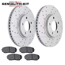 AWD Front Disc Brake Rotors Ceramic Brakes Pads Kit for Ford Edge Lincoln MKX