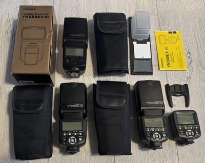 Yongnuo Aufsteckblitz Set 2x YN560iii, 1x YN568EXiii , 1x YN560-TX