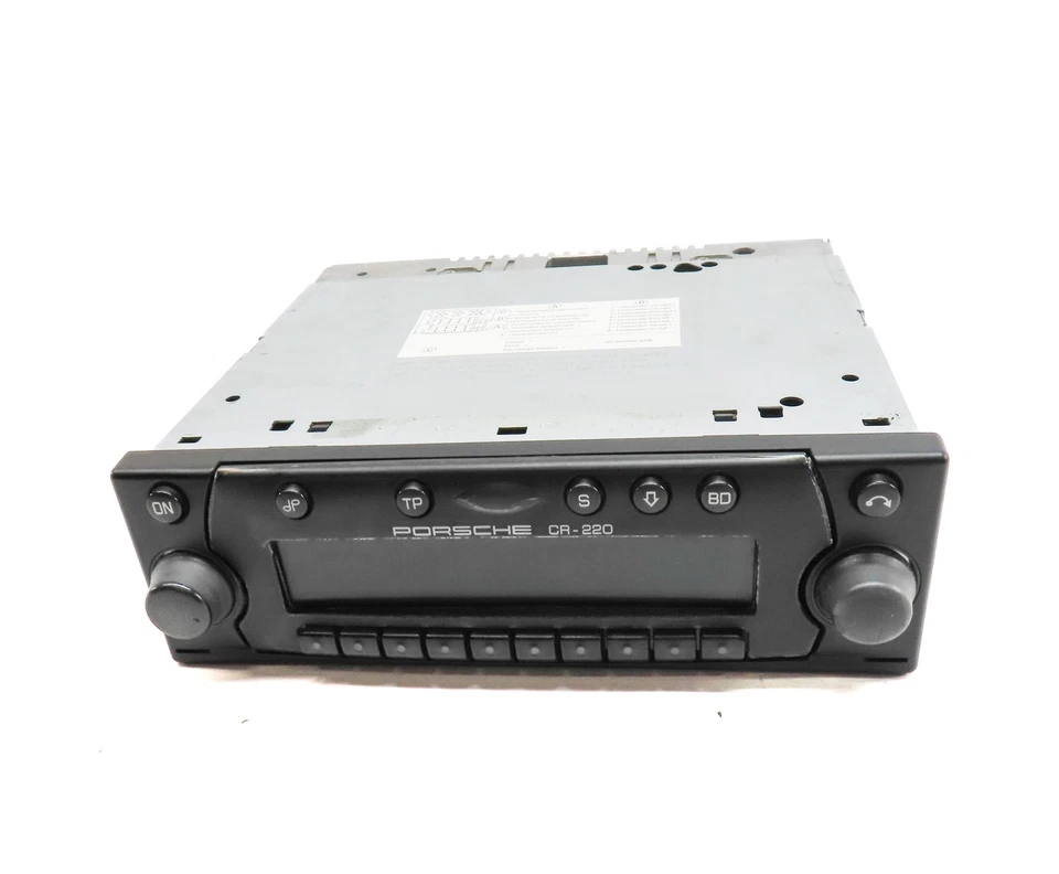 1999-2002 PORSCHE 911 BOXSTER (986) AM/FM RADIO STEREO RECEIVER CASSETTE PLAYER - Image 2 of 4