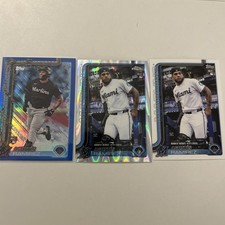 2025 Topps Holiday Agustin Ramirez #H19 Holiday Blue Metallic Glitter (RC)