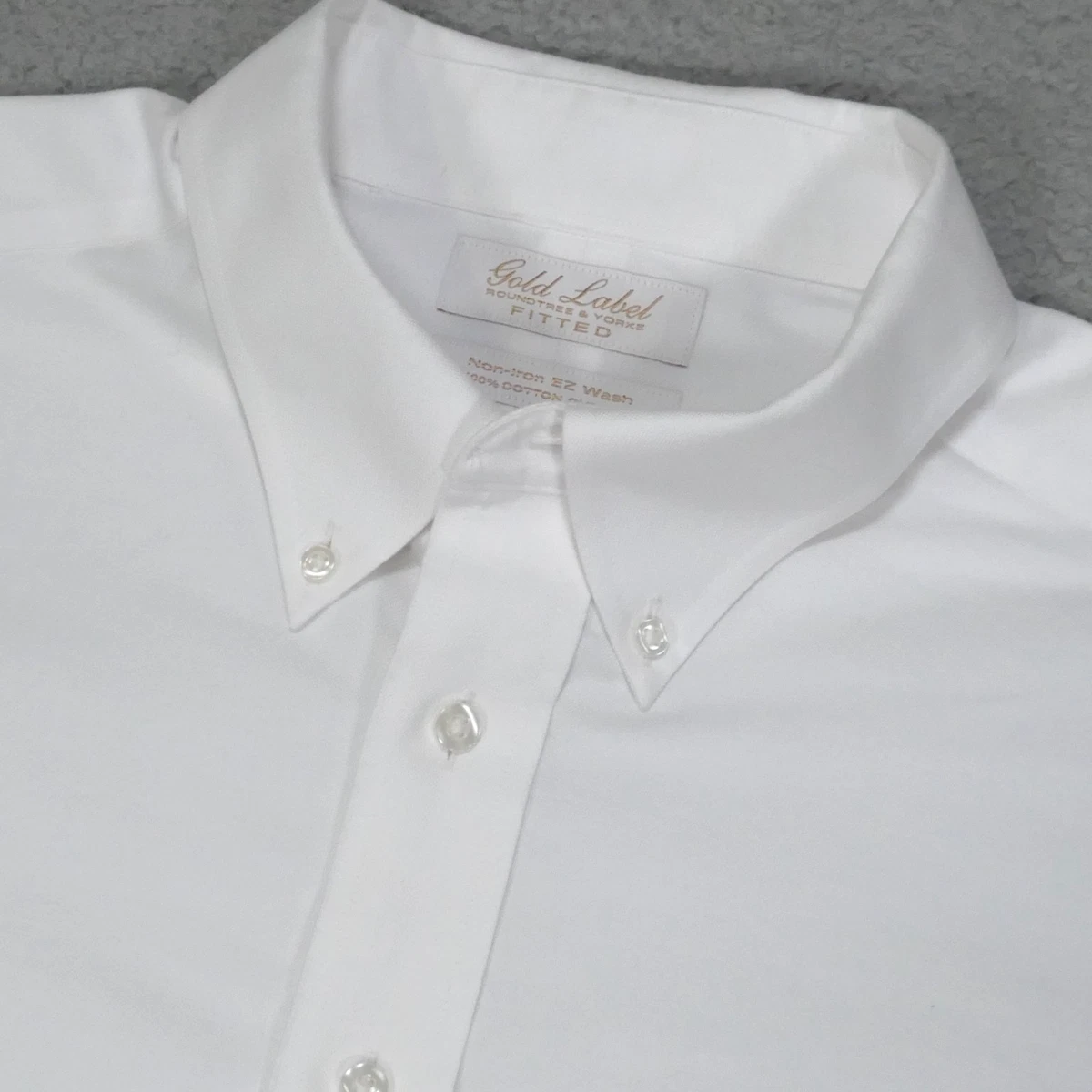 Roundtree & Yorke Gold Solid Dress Shirts for Men for sale | eBay