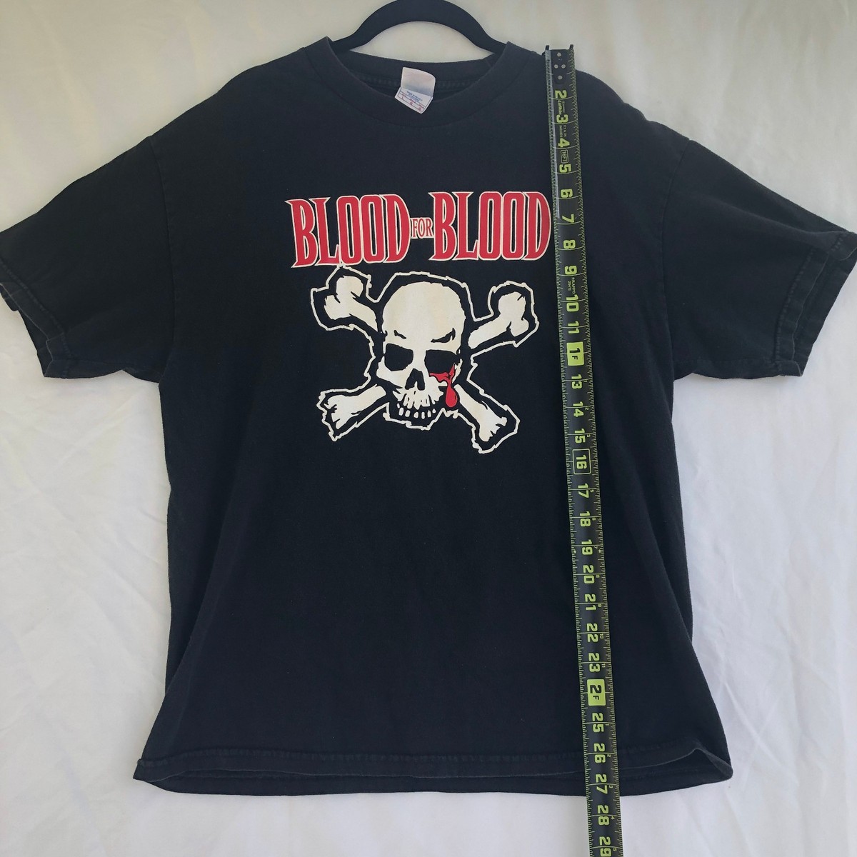 WORLDS COLLIDE バンT 90s Victory Records Blood For Blood Victory Records Vintage 90s Shirt L Hardcore Punk