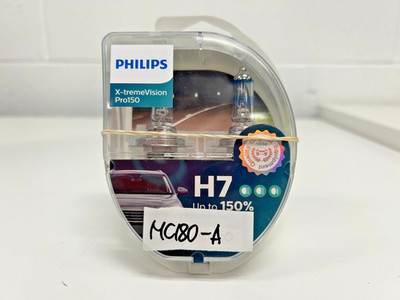 Like-new! H7 PHILIPS X-tremeVision PRO150 12972XVPS2 Headlight fog bulbs +150%