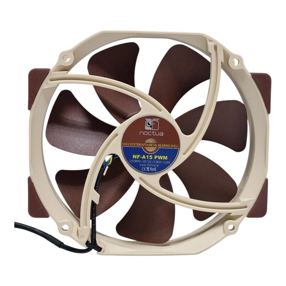 Noctua NF-A15 PWM Premium Fan – 140mm with Round Frame # KÜ1