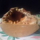 Clay Pottery Nativity Folk Art Manger Scene, Handcrafted  7" — photo 4