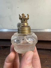 Antique Vapo-Cresolene Miniature Medical Vaporizer Kerosene Oil Lamp Font