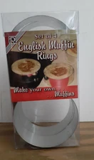 R&M International English Muffin Rings, Set of 4 NIP Bd2