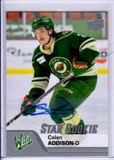 2020-21 AHL Calen Addison Autograph Card # 173