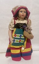 Lenci Village Dolls Made In Italy, Beautifully Created Very Collectible.