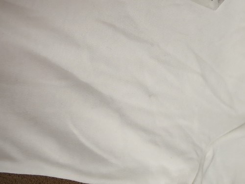 Karen Scott Petite 3/4-Sleeve Henley Shirt Bright White SZ PL Defects - Bild 7 von 8