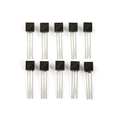 10PCS LM35DZ TO-92 LM35 Precision Centigrade Temperature Sens^^i