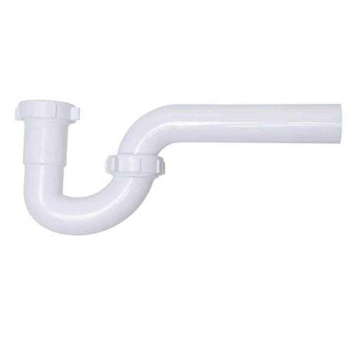 1-1/2 In. White Plastic Sink Drain P- Trap - Picture 2 of 10