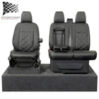 Ford Transit Van MK8 (& Tipper) Front Seat Covers Leatherette (2014 On) 883