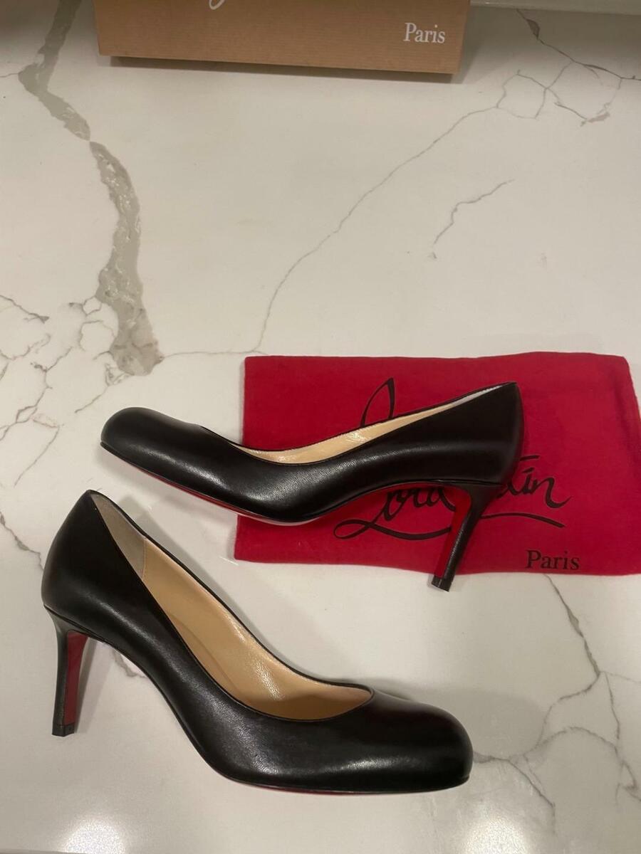 Christian Louboutin SIMPLE PUMP 70 Nappa Leather Heels Shoes Christian Louboutin SIMPLE PUMP 70 Nappa Leather Heels Shoes