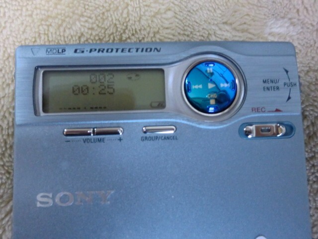 SONY MZ-R910 Portable Mini Disc Recorder Blue Good GP | eBay