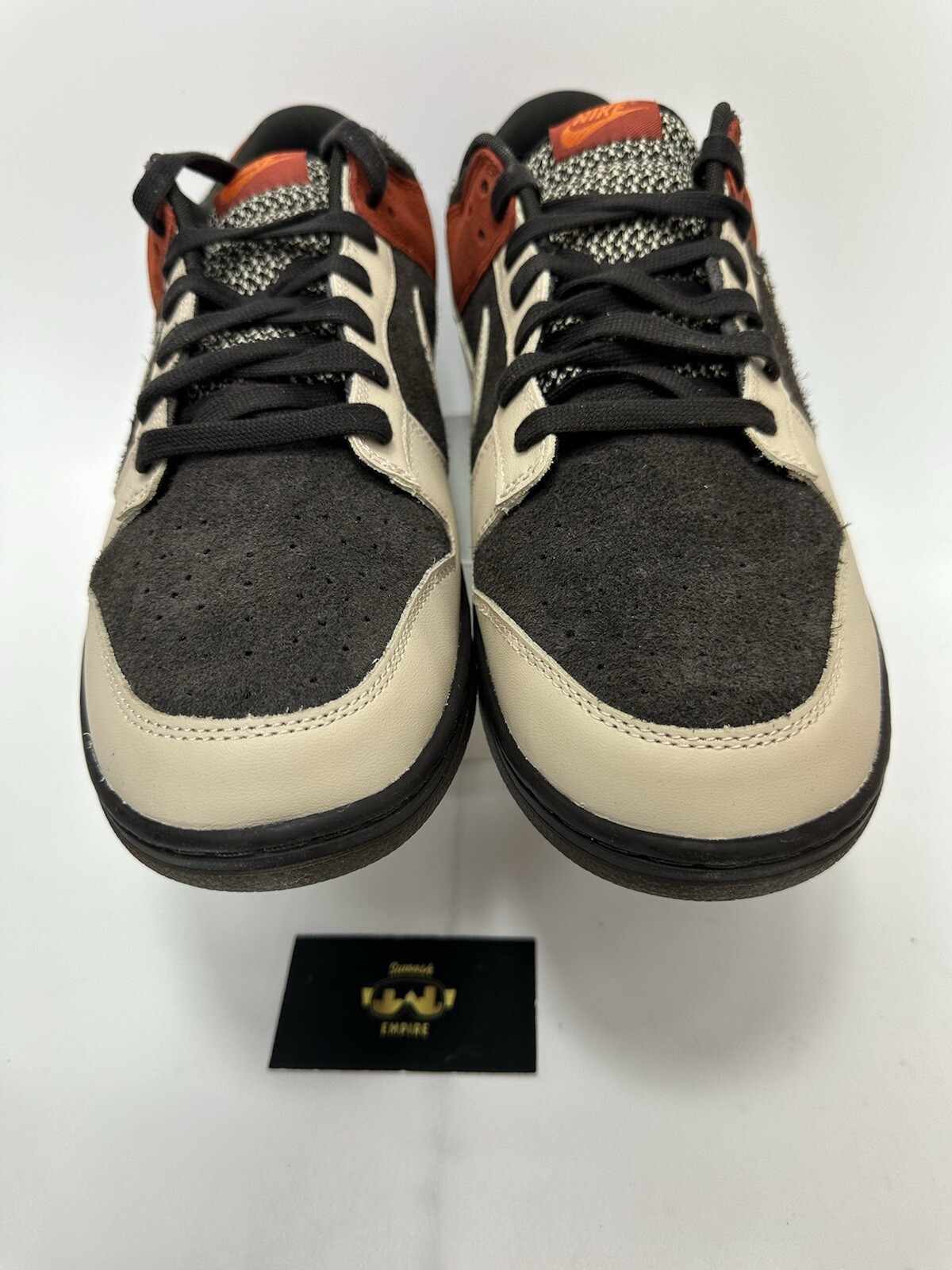 SALOMON Nike Dunk Low Uomo Taglia 11.5 Marrone Velluto Sanddrift FV0395 200