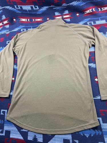 Beyond Clothing 1/4Zip Pullover Shirt Coyote Brown Tactical Combat Thermal Wool - Picture 10 of 10