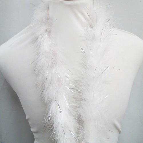Perial Co Marabou with Tinsel Feather Boa 72" for DIY Craft Costume Party Dance - Picture 6 of 13