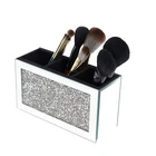 SERENA'S Crushed Diamond Crystal Mirrored Jewellery Beauty Box  Trinket Make Up