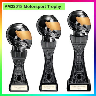 MOTORSPORT TROPHY - Black Viper Tower Helmet Award, GRATIS GRAVUR im Wert von 8,99