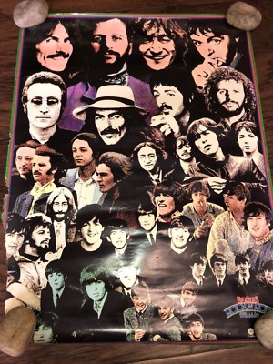 THE BEATLES ROCK 'N' ROLL MUSIC COLLAGE POSTER 18 