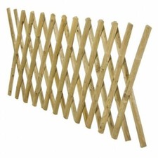 STACCIONATA STECCATO RECINZIONE BORDURA IN LEGNO ESTENSIBILE GRIGLIA 34406V