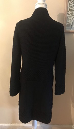Strenesse Gabriele Strehle Long Knit Cardigan Sweater/ Coat /Jacket-Italy-6/38 - Picture 6 of 11