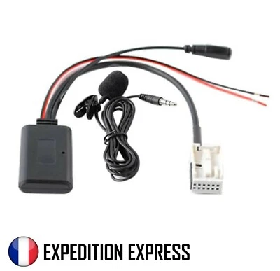 ADAPTATEUR MODULE BLUETOOTH + MICRO PEUGEOT 207 307 407 308 607 1007 EXPERT RD4 - Photo 1/4
