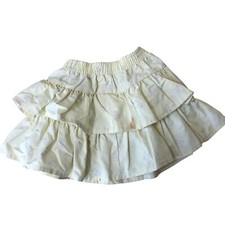 VINTAGE OSHKOSH GIRLS 3T - YELLOW FLORAL RUFFLE SKIRT