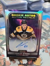 2021-22 O-Pee-Chee OPC Platinum Cosmic Rookie Auto Oskar Steen DVS 311