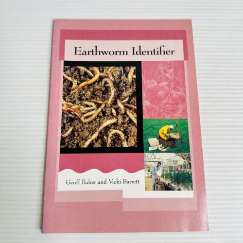 Earthworm Identifier Paperback Geoff Baker Identification Worms Agriculture - Photo 1/10