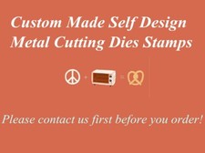 Custom Made Self Design Metal Cutting Dies Stamps Diy Craft Cutters Scrapbooking